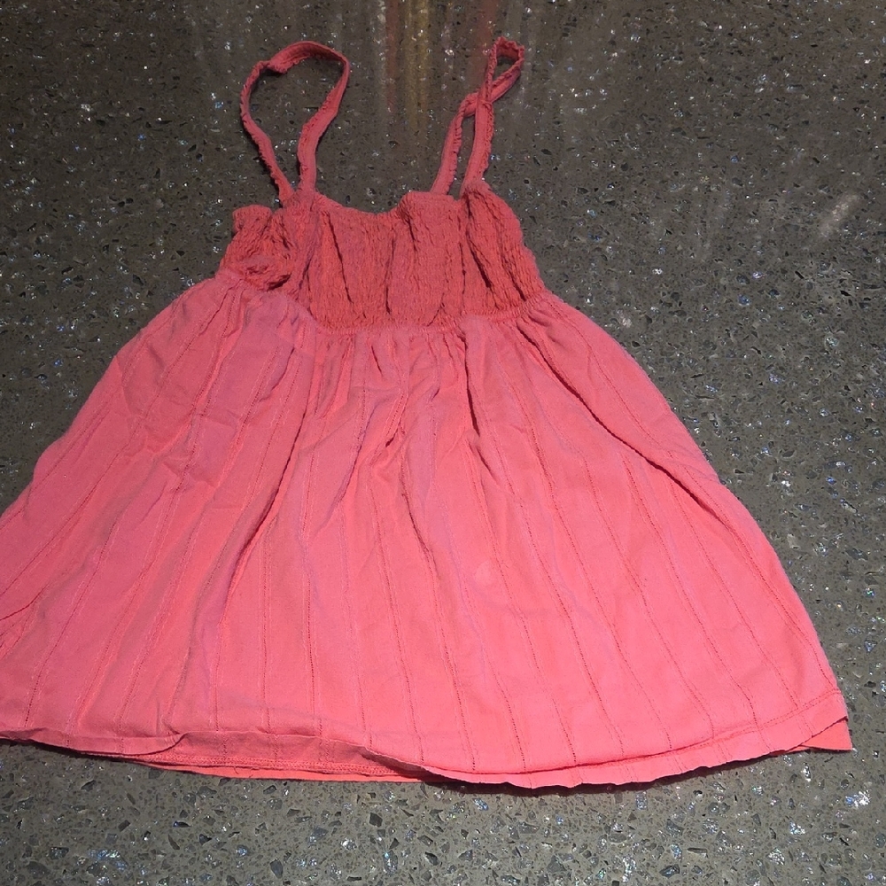Hollister Coral Textured Top